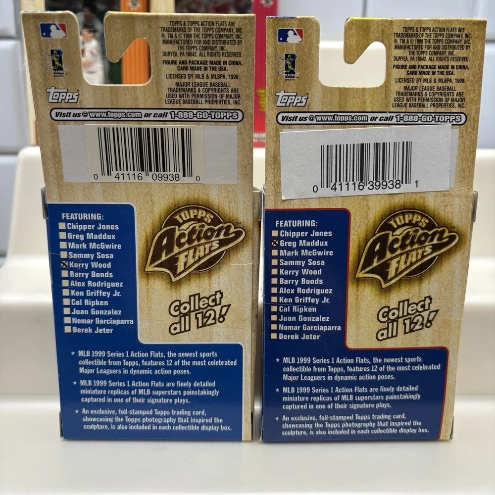 1999 Topps Action Flats Baseball Complete Set 12 Orig Box Jeter Bonds‎ Griffey - Picture 11 of 16